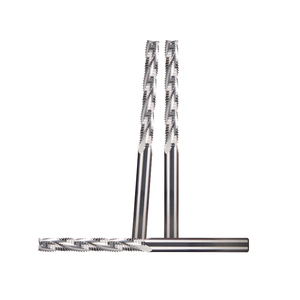 Weix High Precision 1/2 3/8 Tungsten Carbide <strong>End</strong> <strong>Mill</strong> Solid Carbide Rougher <strong>End</strong> <strong>Mill</strong> for Woodworking, Rough Rolling <strong>Mill</strong> - Product Image 1