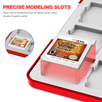 Étui de rangement pour cartouches de jeu 3DS 48-en-1 pour cartouches de jeu NDSLite / NDSi (fermeture magnétique) Contient 24 et 48 jeux