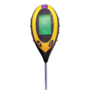 Novo 4 em 1 Digital PH Meter Solo Umidade Monitor Temperatura Luz Solar <span class=keywords><strong>Tester</strong></span> para Jardinagem Plantas Agricultura Com LCD Displayer - Product Image 6