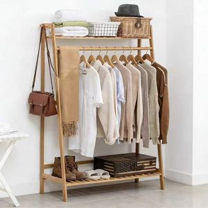 Organisateur de chaussures <span class=keywords><strong>en</strong></span> bambou bien organisé, design robuste à quatre niveaux, étagère de rangement, étagère supérieure, porte-boissons - Product Image 1