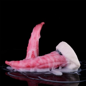 YOCY Dildo de Silicona con Forma de Pene de Animal de Fantasía, Dildo Curvo, Pene Monstruoso, Estimulador de Punto G y Próstata, Dildo Anal para Mujeres y Gays - Product Image 3