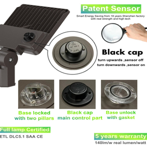 Accesorio de lámpara de mástil alto para estacionamientos, 135LM/W, caja de zapatos, luces de estadio, adaptador de brazo de seguridad, luz de calle de ciudad SPD - Product Image 3