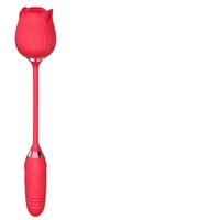 Jouet sexuel 2-en-1 Rose : Stimulateur clitoridien et point G, vibromasseur vibrant et pénétrant pour femmes