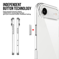 Coque de téléphone transparente résistante aux chutes en gros pour Iphone 17 Air Space Case Mobile Phone Clear Back Cover