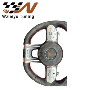 Volante in Fibra di Carbonio Stile AMG, Upgrade Interno Sportivo da Corsa, Modificato per <span class=keywords><strong>Mercedes</strong></span> Benz <span class=keywords><strong>Serie</strong></span> <span class=keywords><strong>C</strong></span> GLC E ML - Product Image 2
