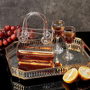 <span class=keywords><strong>Carafe</strong></span> à vin en verre borosilicate en forme de sac à main, design créatif, pour vin rouge et cocktails – Vente en gros - Product Image 1