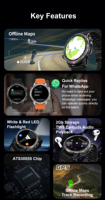 Nouvelle montre connectée GPS DT G10 2026 pour l'extérieur, écran AMOLED, cartes hors ligne, boussole, appels Bluetooth, étanche 3ATM, montre de sport pour hommes