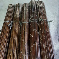 Listones de Bambú Hechos a Mano para Exteriores, Tiras de Bambú Carbonizado, Listones de Bambú para Cercas, Listones de Bambú para Setos