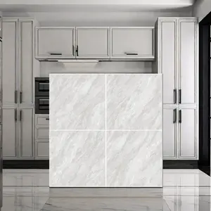 Gran oferta, baldosas de porcelana 60x60, baldosas interiores modernas brillantes de 8MM, diseño gráfico de mármol, textura de piedra para exteriores, precio barato