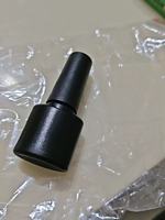 Flacon vide en verre noir pour vernis à ongles avec bouchon à pinceau, logo personnalisé, rechargeable, pour gel UV, prix de gros usine
