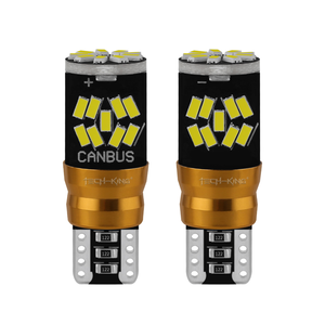 TECH-KING T10 Canbus 27 SMD 3014 LED 0.3A 5W Sin Polaridad W5W Sin Errores Luz Blanca para Matrícula Interior de Coche 12V 2 Años de Garantía - Product Image 1