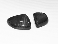 Coques de rétroviseurs latéraux en fibre de carbone sèche de qualité supérieure pour Mercedes-Benz A35 AMG W177, remplacement direct