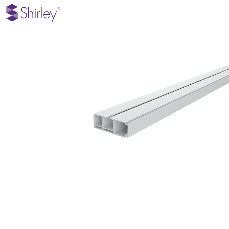 PVC Plafond Rail de Rideau à Sens Unique PVCCR01 volets roulants 10 longueurs/Boîte