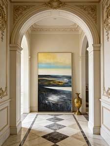 抽象画 キャンバス 油絵 手描き ホームデコレーション 壁画 アクリル絵画 サプライヤー - Product Image 6