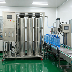 Planta de Máquina de Tratamiento de Agua Purificada por Ósmosis Inversa para Desalinización de Agua Salada a Agua Potable con Componentes Principales PLC - Product Image 3