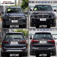 Kit carrosserie pour BMW X7 G07 2019-2022, mise à niveau vers M-Tech MT, pare-chocs avant et arrière, calandre, tuyau, jupe latérale, diffuseur