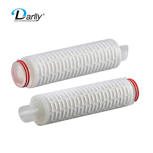 PES Filters 0.45 Micron Sterile Pleated Membrane Cartridges 10'' 226 Fin Hot Sale Filter Supplies for Wholeworld