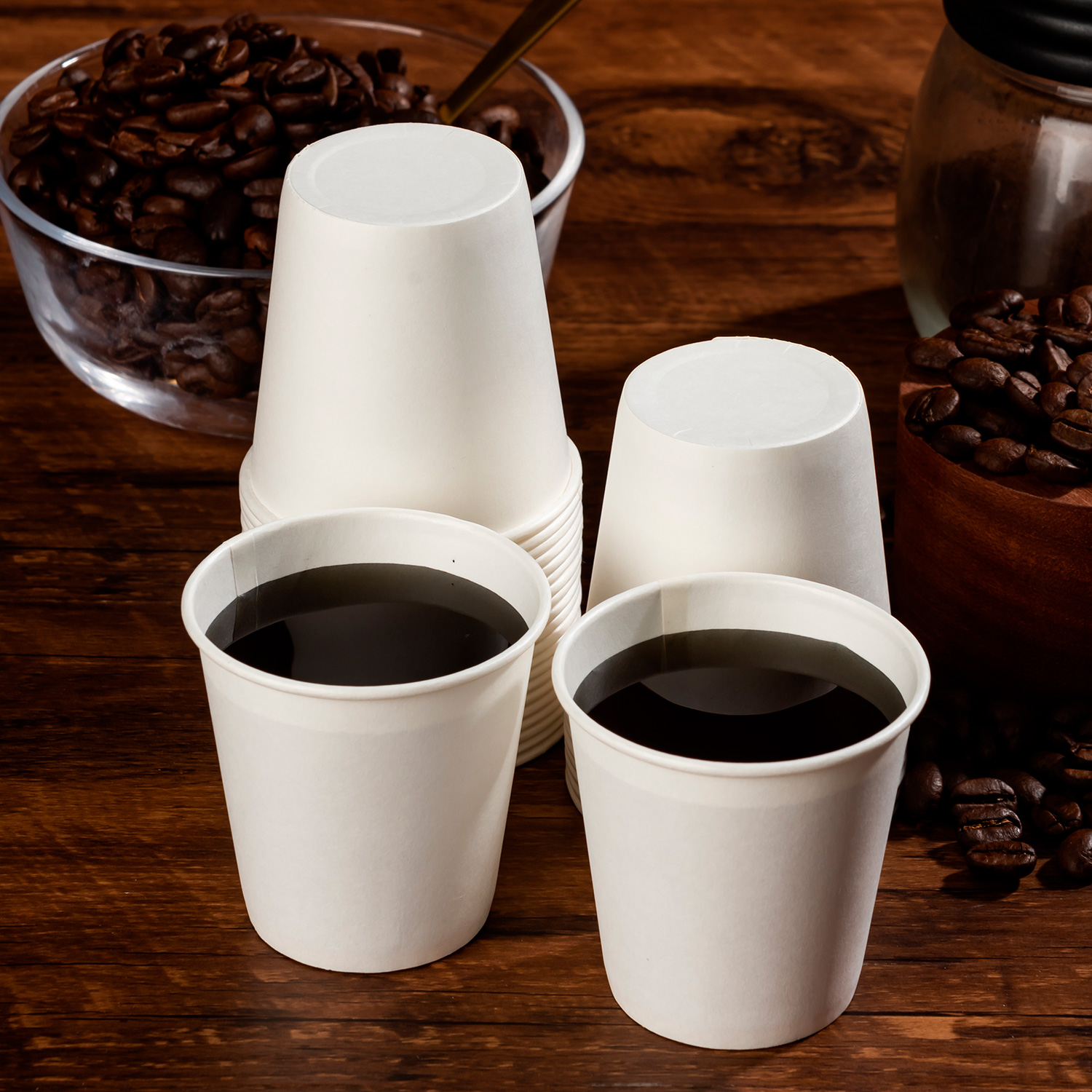 Custom 3oz Small Paper Cups with Logo - Disposable