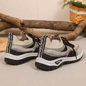 Zapatos Deportivos de Estilo Retro, Ligeros, Transpirables, Casuales, con Cordones, para Caminar, Cómodos, Modernos, con Amortiguación - Product Image 5