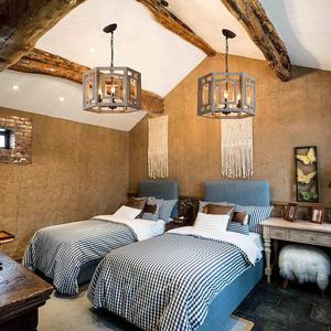 <span class=keywords><strong>Lustre</strong></span> de Salle à Manger Vintage en Bois avec Design Élégant pour Restaurant ou Salon - Product Image 5