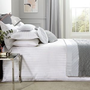 Khách Sạn Sang Trọng Trắng Bed <span class=keywords><strong>Linen</strong></span> Twin Nữ Hoàng <span class=keywords><strong>King</strong></span> <span class=keywords><strong>Comforter</strong></span> Set 100% Ai Cập Cotton Tấm Ga Trải Giường Bộ Đồ Giường - Product Image 2