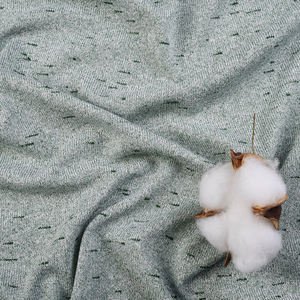 Tela de lino de alta calidad Hand Feeling 95% poly5 % spandex Hacci Rib con melocotón cepillado para Pijamas - Product Image 1