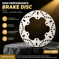 Disque de frein de moto, remplacement direct OEM, disque ondulé CNC avant et arrière pour motos universelles, scooters, motos tout-terrain