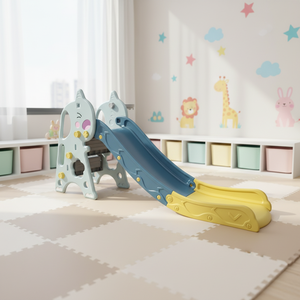 Toboggan en plastique pour bébé, jouets d'intérieur pour enfants, garçons et filles, design pliable pour les tout-petits de 1 à 8 ans - Product Image 2