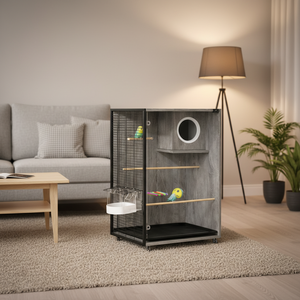 Cage à oiseaux <span class=keywords><strong>en</strong></span> bois écologique pour grands oiseaux, perroquets, pigeons, <span class=keywords><strong>canaris</strong></span>, <span class=keywords><strong>volière</strong></span> et cage <span class=keywords><strong>de</strong></span> reproduction pour animaleries - Product Image 5