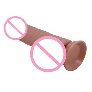 Super <span class=keywords><strong>Real</strong></span> Skin Big Enorme Dildo Realista Ventosa Gallo Hombre Artificial Pene Dick Juguetes sexuales para mujeres Vaginal - Product Image 4