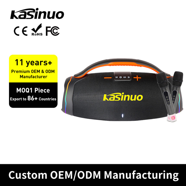 Hot Sale 100W Karaoke Speaker Mic Wireless Portable Computer Speakers Desktop Multimedia Lossless HD High Power Party for