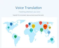Productos de Tendencia 2026 T11 Dispositivo Traductor de Voz Inteligente con IA, 138 Idiomas, Wifi, Traductores Inteligentes de Voz para Viajes Globales