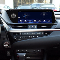 Unit Kepala Carplay Stereo mobil 12.3 ", kompatibel untuk Lexus ES 2018 ~ 2021seri 8 Core tampilan QLED Plug & Play pemutar Android