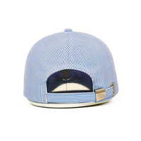 Casquette de baseball snapback sportive de luxe à 6 panneaux avec bande anti-transpiration et patch en sergé Oxford
