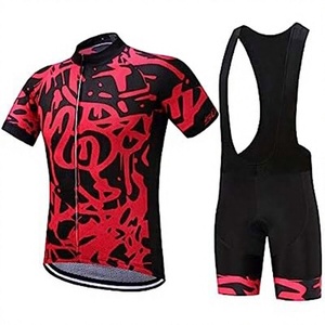 Best Design Men Cycling Uniform Hot Selling Adult Set Custom Logo Printing <b>Light</b> Weight Breathable Plus Size Option OEM 100% - Product Image 1