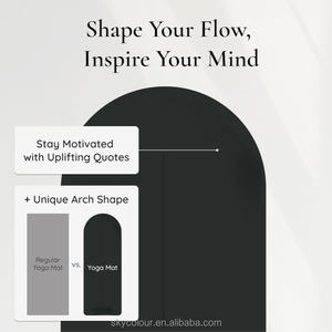 Tapete de Yoga Antideslizante, Tapete de Yoga Caliente con Diseño Antidesgarro y Tapete de Caucho Natural Ecológico con Logotipo Personalizado - Product Image 2