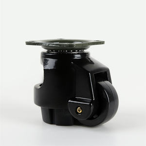 Schwarze Nivellier-Lenkrolle für Werkbänke, 40 mm Schwerlast-Lenkrollen 6 Zoll Schwenkbar, 4 Zoll Nylon-Lenkrollen 200 kg Orange - Product Image 4