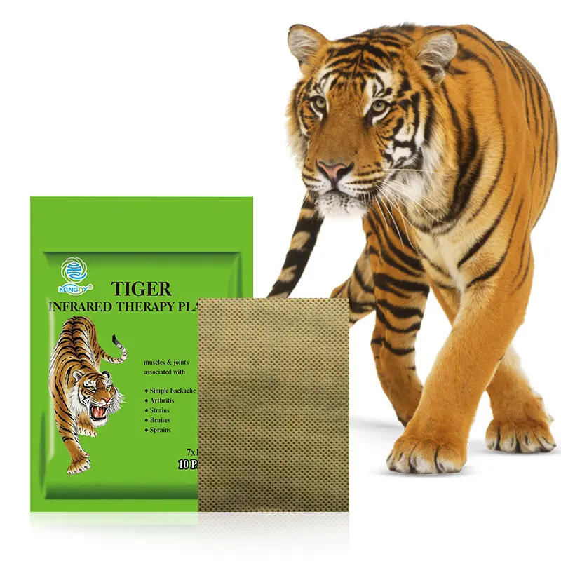 Nouveaux produits plâtre de poivron tigre chaud pour patch de soulagement de la douleur dans les jambes