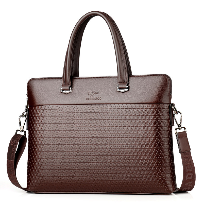 LVUNZJCA Mallette pour Homme Sac en Cuir Porte-Documents d'affaires Vintage for Hommes Sac d'ordinateur Portable Sac Messenger Voyage Grand fourre-Tout pour Le Travail et Les Affaires