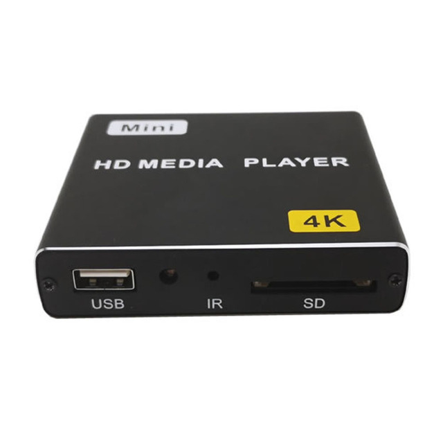 Mini 4K 1080P Full-HD Media Player Ad Display Supports Looping Playback and Vertical-Screen Subtitles Made in China