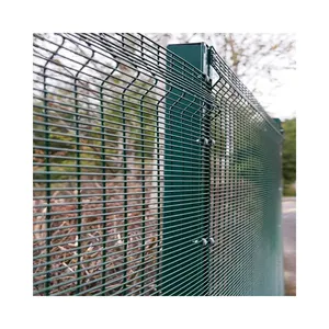 BOCN Airport Security Fencing Clear View Fence Security Steel No Climb Fence Panels