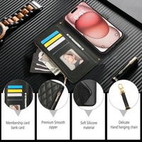 Étui portefeuille à fermeture éclair pour Google Pixel 11, 11 Pro, 10 Pro, 10 Pro XL, 9, 9 Pro, 10A, 9A, 8A, 7A, 6 – Housse de protection à rabat