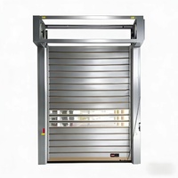 Porte à enroulement électrique fonctionnant en toute fluidité avec une faible performance sonore, adaptée aux magasins et aux ateliers