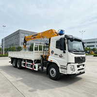 Grue hydraulique montée sur camion JIUBANG 12 tonnes, hauteur de levage 21 m, pour la construction et la manutention de marchandises, directement de l'usine