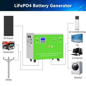Générateur solaire portable 1kva 3kva 5kva à onde sinusoïdale pure hors réseau avec contrôleur de charge solaire et batterie 2000w - Product Image 3