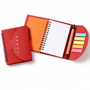 Customized logo Multifunctional Combination Note Pad <b>Notepad</b> Corporate Promotional Kraft Paper Coil Notebook - Product Image 3