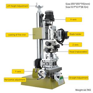 ماكينة نقش المجوهرات CNC، أداة نحت وتشكيل الألماس للخواتم والأساور والأحجار الكريمة، نقاشة معادن عالية الدقة - Product Image 2