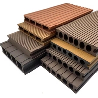 Planches de terrasse en WPC écologiques, imperméables, durables, en composite bois-plastique, antidérapantes