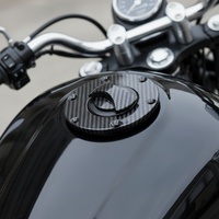 Tapa del Tanque de Combustible Delantero para Aprilia, Piezas y Accesorios para Motocicleta de Aleación de Aluminio con Impresión Hidrográfica de Alta Calidad