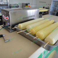 Trancheuse de pommes de terre électrique Tornado Tour de pommes de terre Machine de découpe Spiral Crisp Potato Twister Cutter